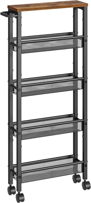 5-Shelf Kitchen Trolley with Wheels - Karrari