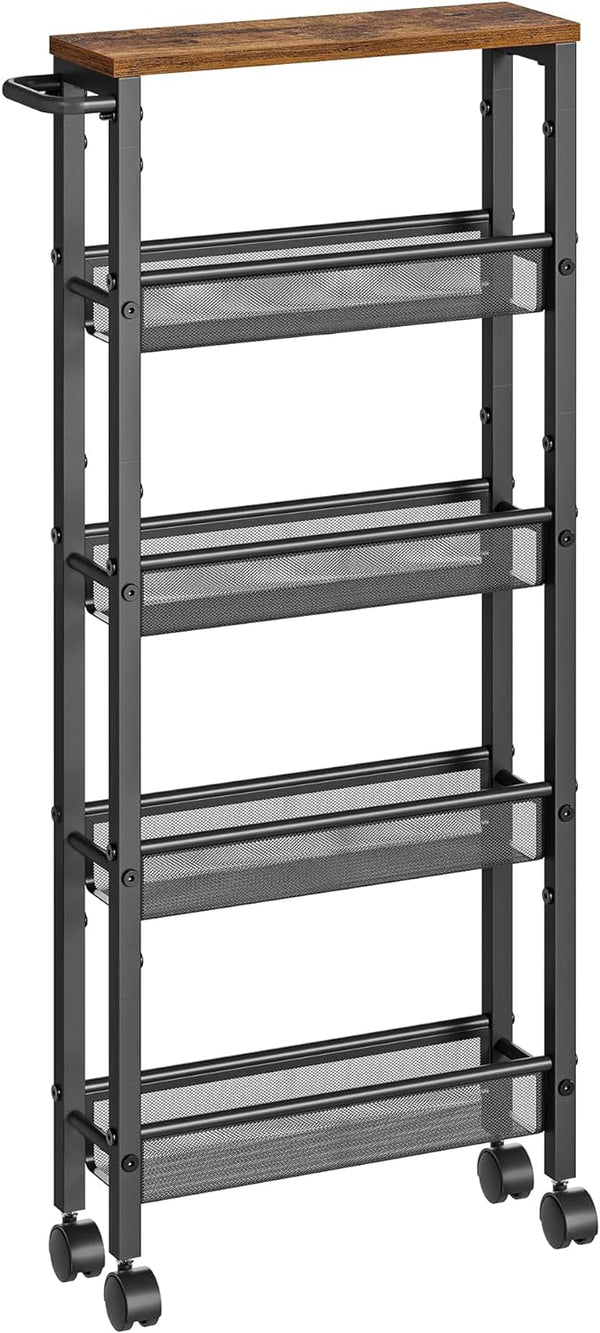 5-Shelf Kitchen Trolley with Wheels - Karrari
