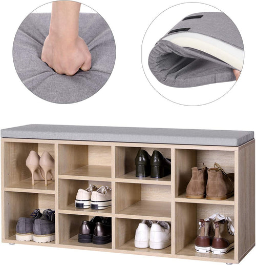Shoe Bench with Cushion