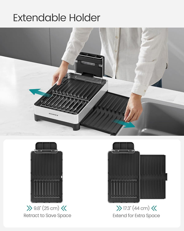Expandable Stainless Dish Drying Rack - Karrari