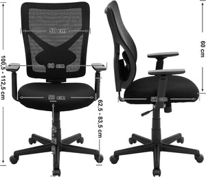 Office Chair – Ergonomic Mesh with Tilt & Adjustable - Karrari