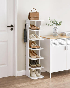 Slim 6-Tier Shoe Rack (Storage for Small Spaces) - Karrari