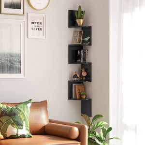 Wall-Mounted Corner Shelf with Shelves - Karrari