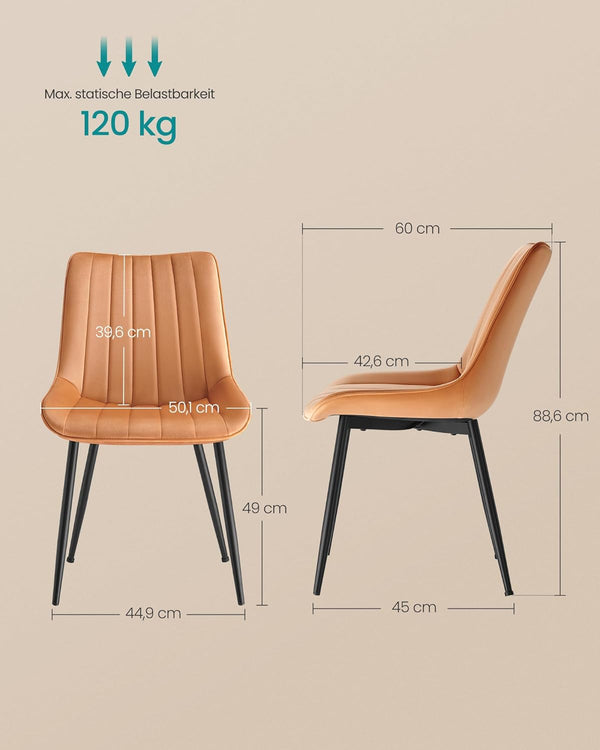 Ergonomic Dining Chairs (Set of 2) - Karrari