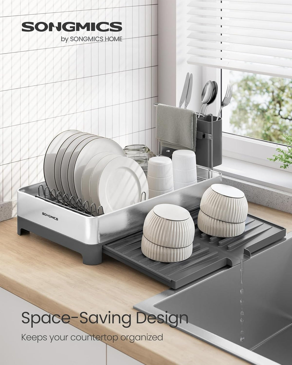 Stainless Steel Dish Rack – Expandable - Karrari