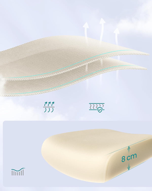 Ergonomic Chair with Double-Layer Breathable Mesh Fabric & Adjustable Headrest - Karrari