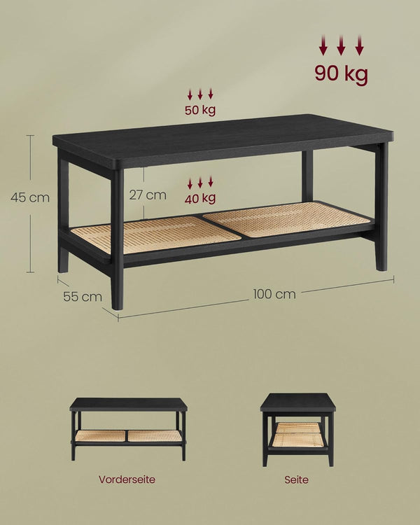 2-Tier Storage Coffee Table - Karrari