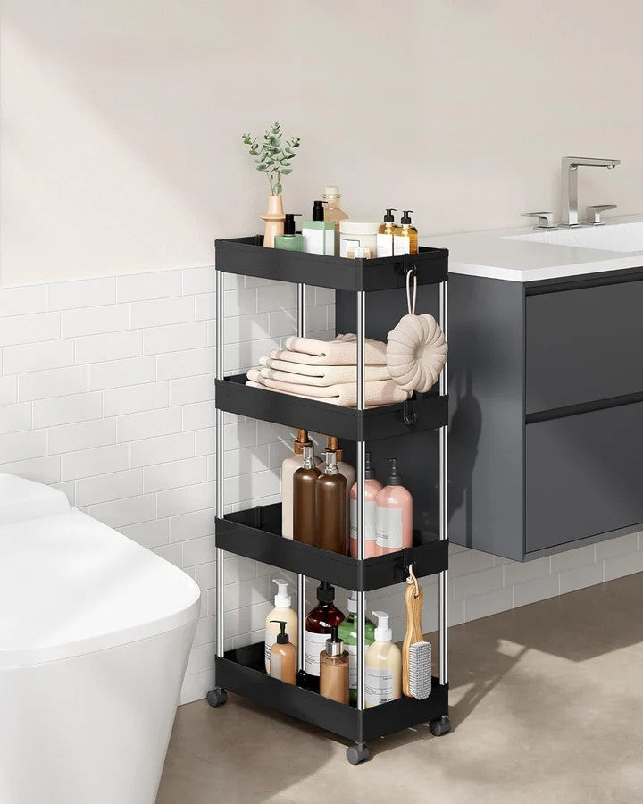 4-Tier Rolling Kitchen Trolley - Karrari