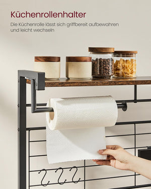Baker’s Rack with Magnetic Knife Holder - Karrari