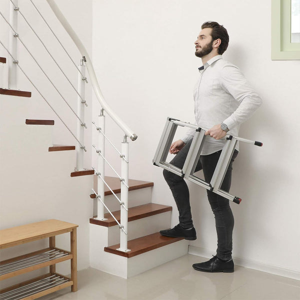 3-Level Multi-Purpose Aluminium Ladder (150kg Capacity) - Karrari