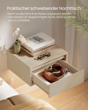 2-Piece Wall-Mounted Bedside Tables - Karrari