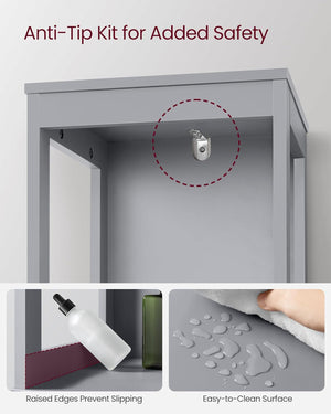 Tall Bathroom Floor Cabinet - Karrari