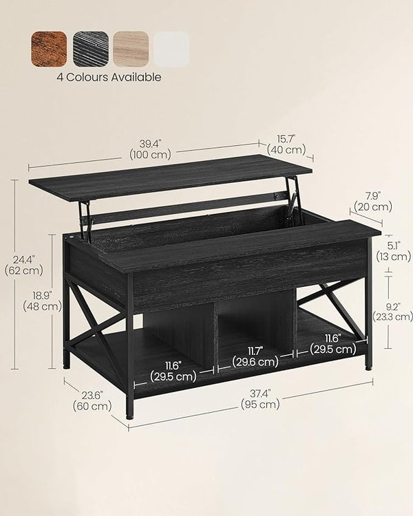 Lift-Top Coffee Table with Storage - Karrari