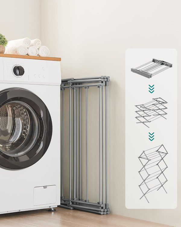 Compact Clothes Horse Dryer – Foldable, Easy Assembly - Karrari