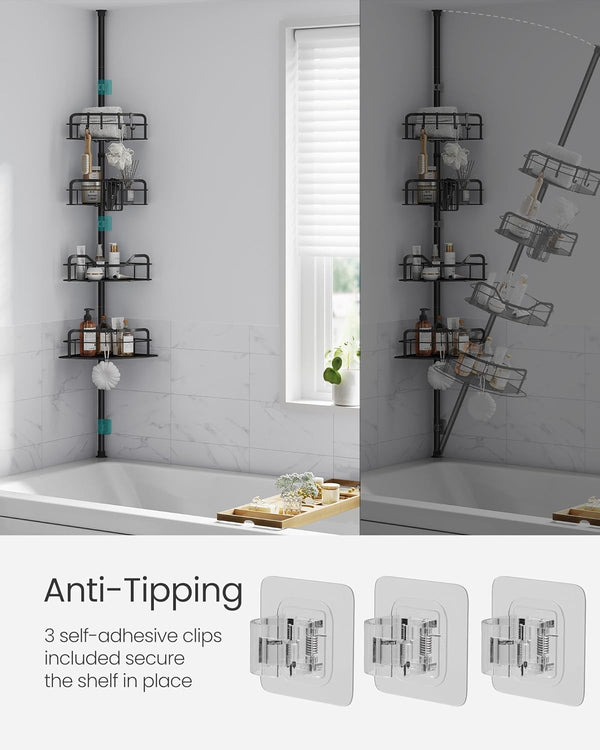 Extendable Corner Shower Shelf