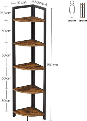 5-Tier Corner Storage Shelf - Karrari