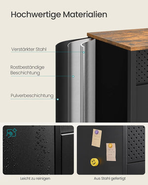 Metal Cabinet with 4 Doors