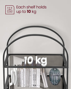 5-Tier Tempered Glass Standing Shelf - Karrari