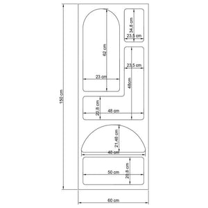 Venus Bookshelf White - Karrari