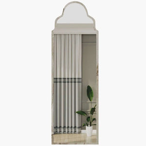 Full-Length Arched Top Mirror | Marble-Effect Frame - Karrari