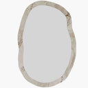 Organic Irregular Wall Mirror | Marble-Effect Frame - Karrari