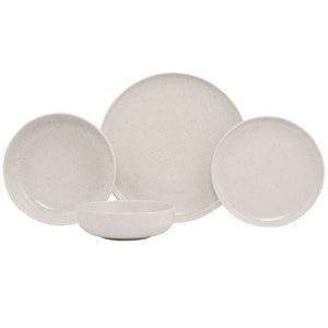 Dinner Plates (Set 16Pcs)  Cream