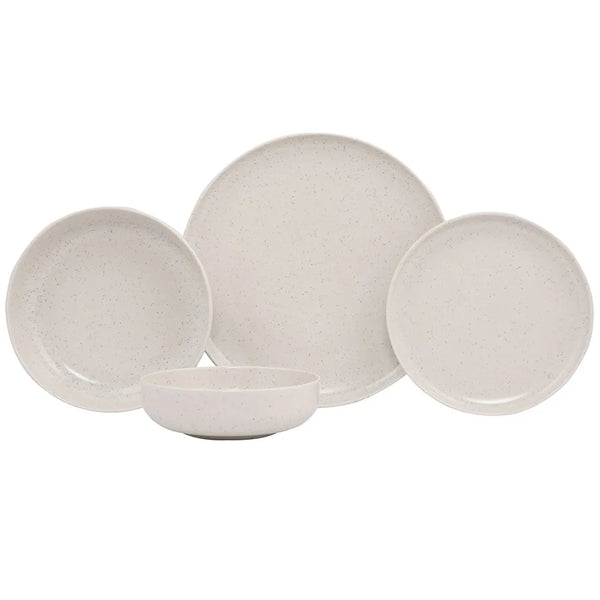 Dinner Plates (Set 16Pcs)  Cream