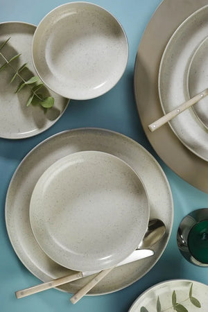 Dinner Plates (Set 16Pcs)  Cream