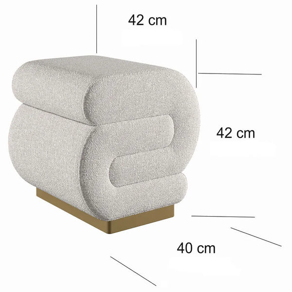 Pouffe Sally - Cream