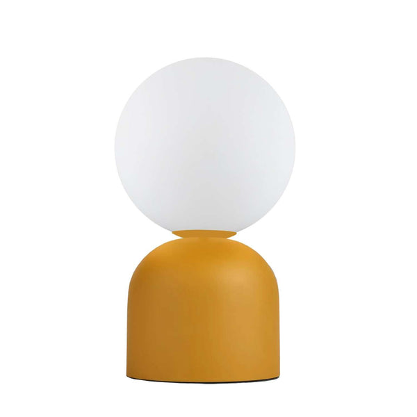 Mustard Yellow Globe Table Lamp - Karrari