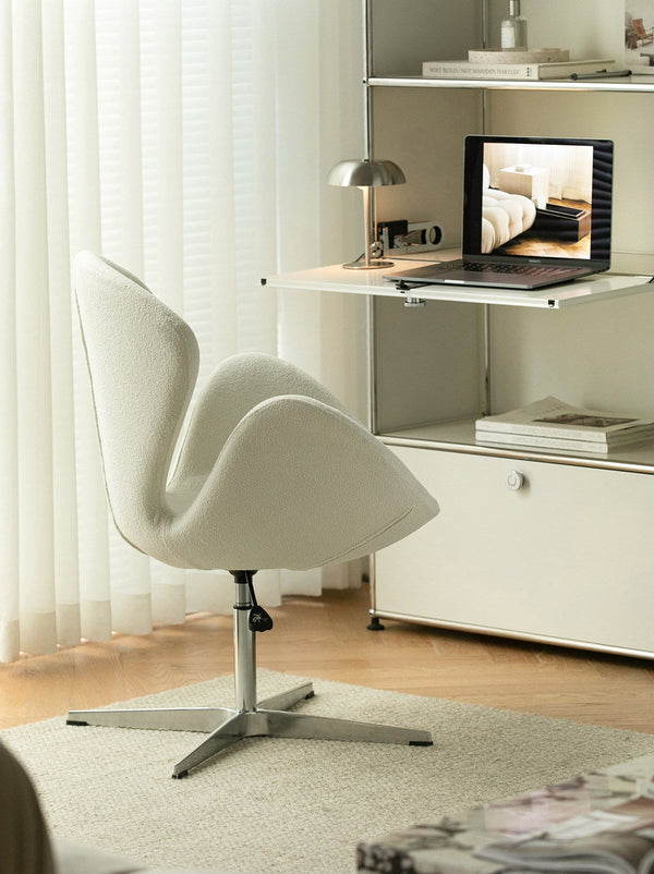 Modern Teddy Fabric Swivel Barstool - Karrari