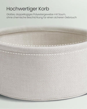 Side Table with Fabric Basket - Karrari