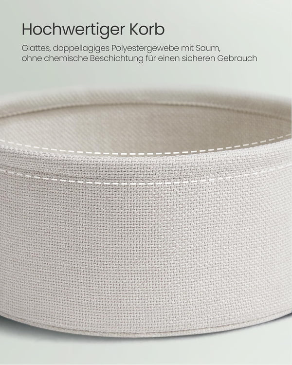 Side Table with Fabric Basket - Karrari
