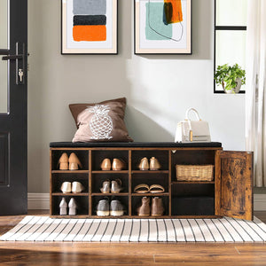 Shoe Storage Bench with Cushion - Karrari