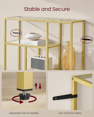 4-Tier Freestanding Bookshelf - Karrari