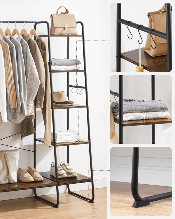 5-Tier Clothes Storage Rack - Bedroom & Living Room - Karrari