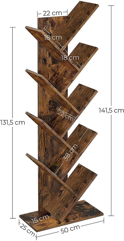9-Tier Tree Bookcase