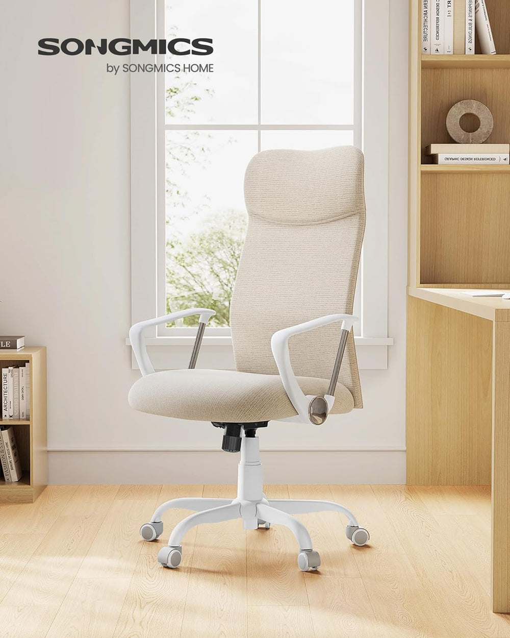 Office Chair – Padded Seat, Swivel & Reclining