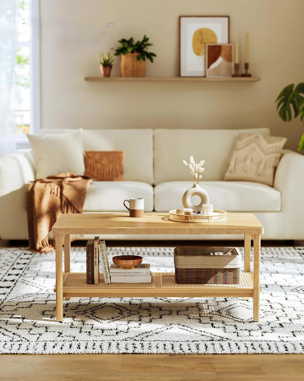 2-Tier Boho Coffee Table - Karrari