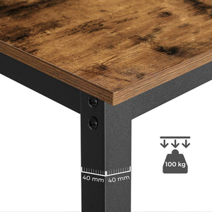 Industrial Bar Table with Metal Frame