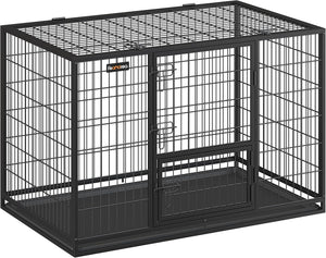 Heavy-Duty XXL Metal Dog Crate - Removable Tray - Karrari