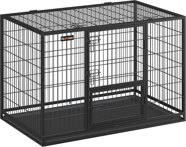 Heavy-Duty XXL Metal Dog Crate - Removable Tray - Karrari