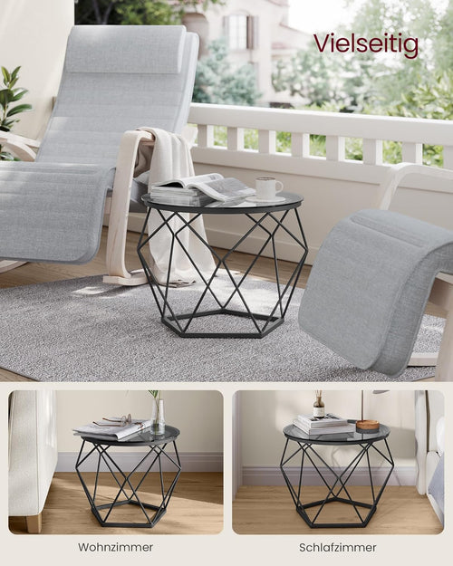 2-Piece Round Coffee Tables with Removable Tops