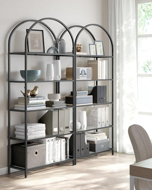 5-Tier Tempered Glass Standing Shelf - Karrari