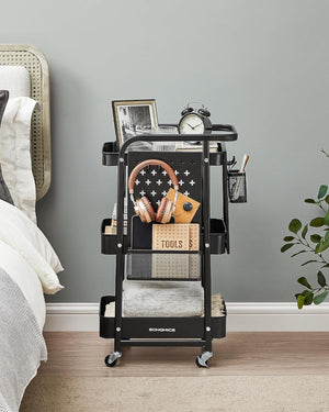 3-Tier Metal Kitchen Trolley - Karrari