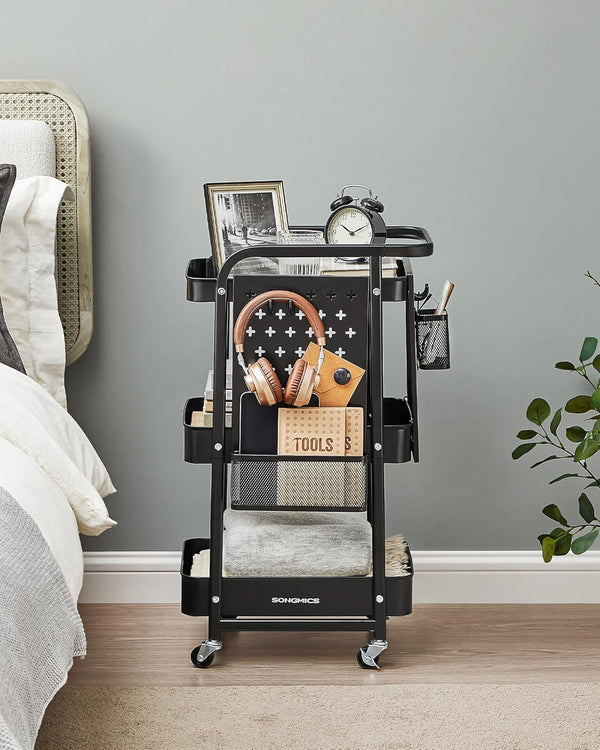 3-Tier Metal Kitchen Trolley - Karrari