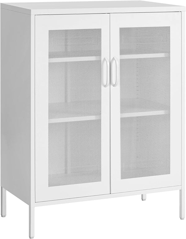 3-Tier Metal Cabinet with Mesh Doors - Karrari