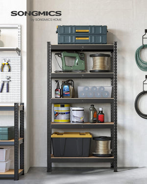 Heavy-Duty Steel Storage Rack - 5-Tier, High Load Capacity (30x75x150cm) - Karrari