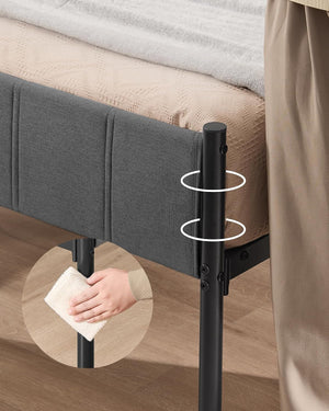 Double Metal Bed Frame (140x200cm)