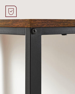 Industrial Computer Desk with Shelves - Karrari